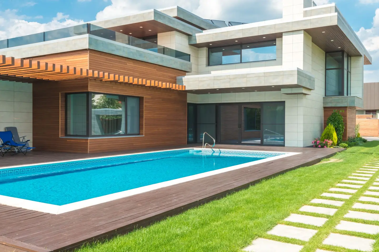 Swimming pool built in Waukivory, NSW